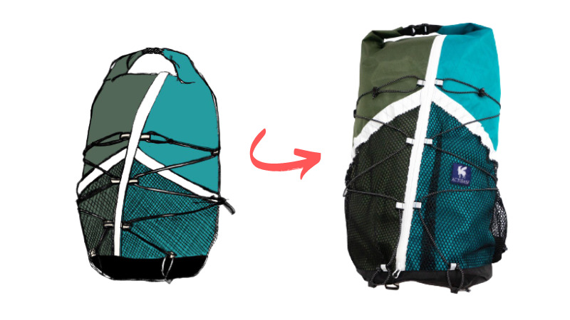 世界にひとつだけ！ACTIBASE「I.D.backpack」で自分好みのULバックパックを作ろう！ - キャンプ情報メディア「キャンプバルーン」